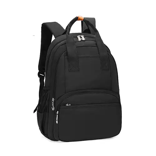 Spacious Multi-Pocket School Backpack with Customizable Logo